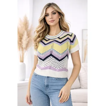 Dámská halenka Pletená halenka bílá