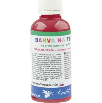 Volný čas Barva na textil 50g - 20. VÍNOVÁ