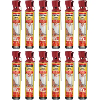 Montážní pěna Soudal polyuretanová montážní pěna Genius Gun 770 ml - karton 12 ks