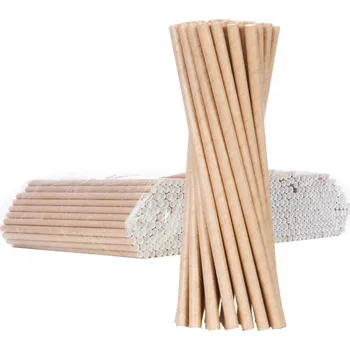 Brčka papírová BIO ekologická paper straws silná