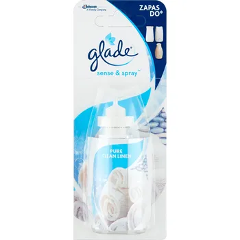 Osvěžovač vzduchu Glade náhradní náplň do osvěžovače vzduchu Sense&Spray Pure Clean Linen 1x18ml