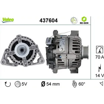 Alternátor Generátor VALEO 437604