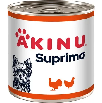 Krmivo pro psa Akinu SUPRIMO Mleté s krůtím konzerva pro psy 400 g