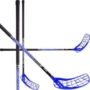 Florbalová hůl Oxdog PLAYER 33 BL Florbalová hůl černá / modrá, Levá (levá ruka dole), 96cm (=106cm)