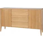 DREWMAX Komoda z bukového dřeva RETRO KD430