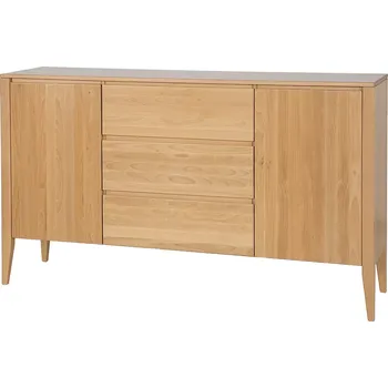 Komoda DREWMAX Komoda z bukového dřeva RETRO KD430