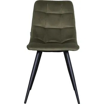Jídelní židle LABEL51 Jídelní židle BISTRO samet olivová