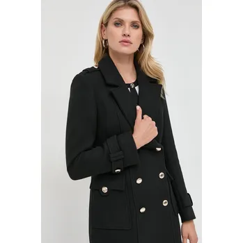 Dámský kabát Kabát s příměsí vlny Morgan GFABI.NOIR černá 99X, vel. 40