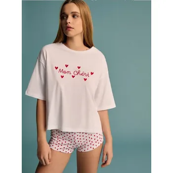 Dámské tričko Dvoudílná pyžamová souprava - XS - House - vícebarevná - 442IR-MLC