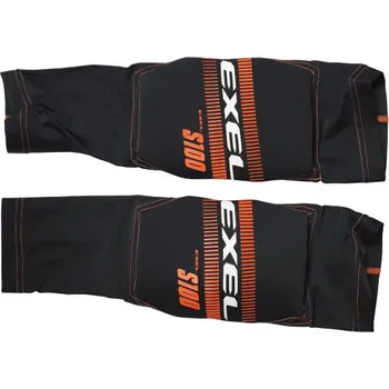 Florbalový chránič Exel S100 Chrániče loktů S / M, černá / neonově oranžová