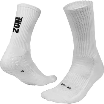 Pánské ponožky Zone floorball Grip socks INCREDIBLE white Ponožky EU 36-39, bílá