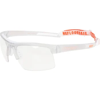 Zone floorball Eyewear PROTECTOR Ochranné brýle transparentní / lava, Senior - max 60 cm