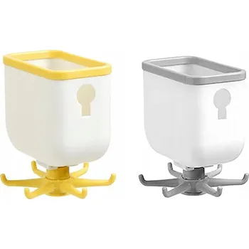 Věšák Kuchyňský věšák otočný držák organizér police