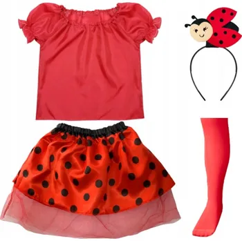 Karnevalový kostým KOSTÝM BERUŠKA KOSTÝM BAL JARO ČELENKA HALENKA SUKNĚ 98-110 5el