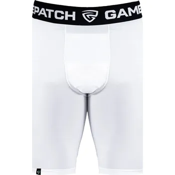 Pánské termoprádlo Game Patch Compression shorts Kompresní šortky M, bílá