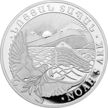 LEV Stříbrná mince 1/2 Oz - Noah´s Ark