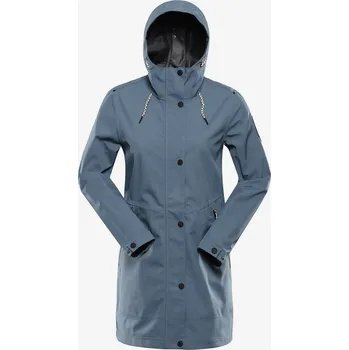 Dámský kabát ALPINE PRO Dámské Modrý dámský nepromokavý kabát s membránou ptx Alpine Pro PERFETA Modrá XS (2794247)