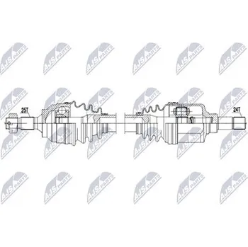 Poloosa kola Hnací hřídel - poloosa NTY NPW-CT-166