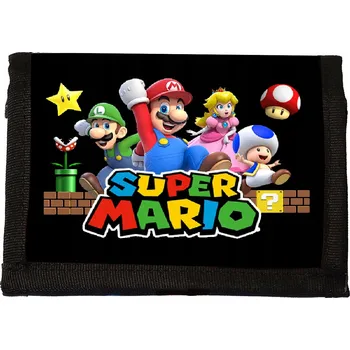Peněženka Peněženka pro fanouška MARIO bros Hráče, látková, na suchý zip