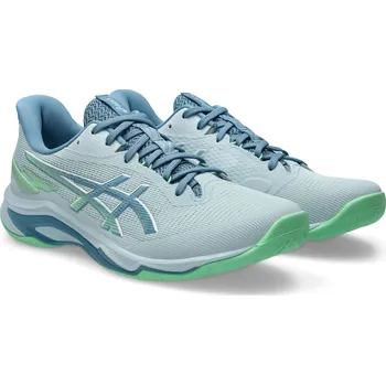 Pánská sálová obuv Asics NETBURNER BALLISTIC FF 4 Sálová obuv bílá / šedá, UK 9, EU 44, US 10, 28 cm