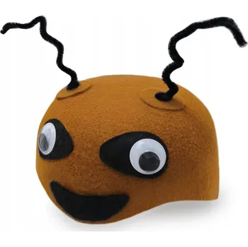 Čepice ČEPICE MRAVENEC S POHYBLIVÝMA OČIMA HNĚDÁ