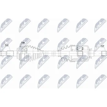 Poloosa kola Hnací hřídel - poloosa NTY NPW-FR-210