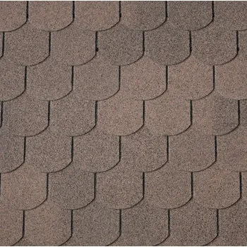 Střešní krytina Střešní krytina šindel BOBROVKA 2m² hnědý