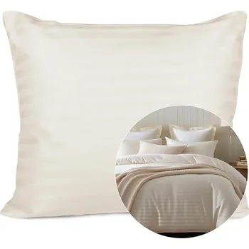Povlak na polštářek SATÉNOVÝ POVLAK NA POLŠTÁŘ CIZGILI EXCLUSIVE 50X60 CM KRÉMOVÁ