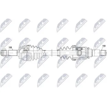 Poloosa kola Hnací hřídel - poloosa NTY NPW-PE-138