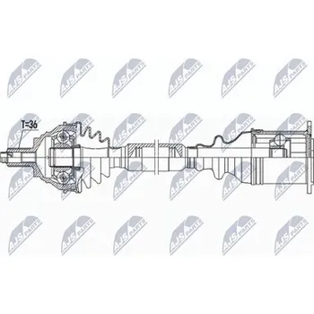 Hnací hřídel - poloosa NTY NPW-VW-184