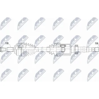 Poloosa kola Hnací hřídel - poloosa NTY NPW-RE-219