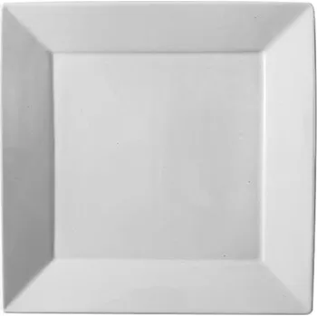 Talíř Čtvercový dezertní talíř 17,2 cm – Bílá Elegance