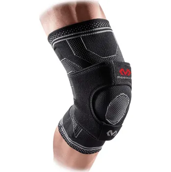 McDavid 5147 Elite Engineered Elastic Knee Support With Dual Wrap And Stays ortéza na koleno M, černá