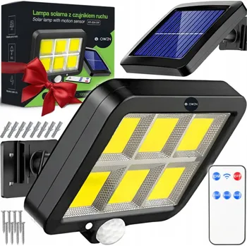 Venkovní osvětlení SOLÁRNÍ ZAHRADNÍ LAMPA LED s ČIDLEM POHYBU a SOUMRAKU pro VENKOVNÍ POUŽITÍ