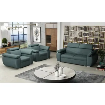 Sedací souprava FALCO Sedací souprava Brooklyn 3+1+1 světle šedá