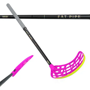Florbal Fat Pipe RAW CONCEPT 29 LOW KICK CTRL SLICKS FH2 LE PINK Florbalová hůl černá / růžová, Levá (levá ruka dole), 104cm (=114cm)