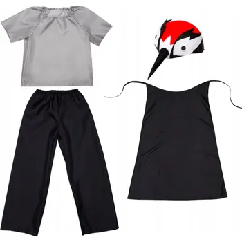 Karnevalový kostým KOSTÝM JEŘÁBOVÉ KALHOTY HALENKA ČEPICE 98-110