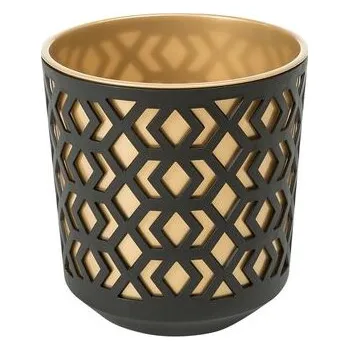 Květináč Lamela LAMELA, květináč AZTEK 250 mm, zlatý