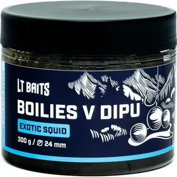 Boilies Dipované Boilies LT Baits Exotic Squid 300 g Průměr: 24 mm, Hmotnost: 300 g