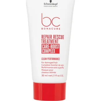 Vlasová regenerace Schwarzkopf Professional Bonacure Repair Rescue Care - Boost Complex maska pro poškozené vlasy 30 ml
