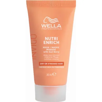 Vlasová regenerace Wella Professionals Invigo Nutri Enrich Warming Express Mask samozahřívací maska na vlasy 30 ml