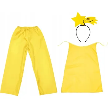 Karnevalový kostým KOSTÝM HVĚZDA BETLÉMSKÁ SET KOSTÝM PADající HVĚZDA BETLÉM 98-110