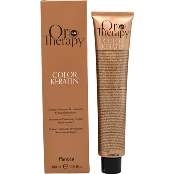 Barva na vlasy Fanola OroTherapy Color Keratin Permanent Colouring Cream Amonia Free permanentní krémová barva na vlasy bez amoniaku 100 ml, RED