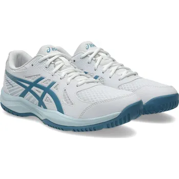 Pánská sálová obuv Asics UPCOURT 6 Sálová obuv bílá / modrá, UK 8, EU 42,5, US 9, 27 cm