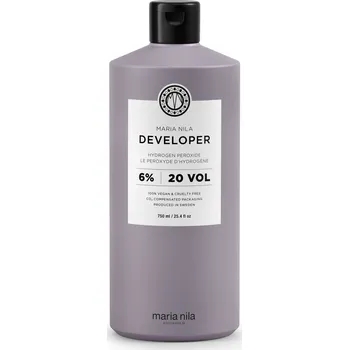 Barva na vlasy Maria Nila Developer profesionální vyvíječ k bělícím pudrům 750 ml, 20 Vol. 6%
