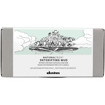 Vlasová regenerace Davines NaturalTech Detoxifying Mud detoxikační bahno 6 x 50 ml