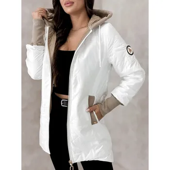 Podzimní bunda PAULINA bílá Velikost: M