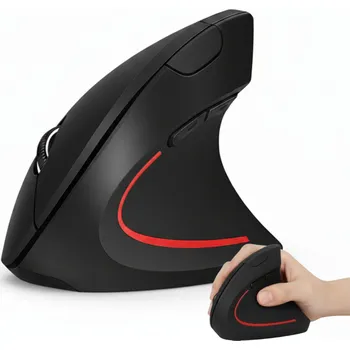 Myš BEZDRÁTOVÁ MYŠ VERTIKÁLNÍ ERGONOMICKÁ MYŠ 2.4GHZ PRO PRÁCI