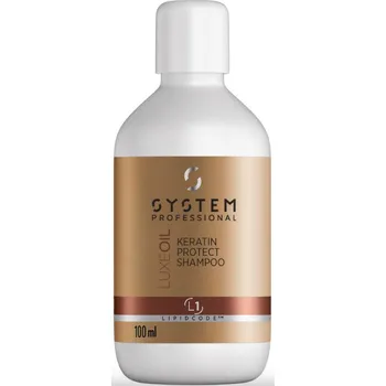 Šampon System Professional LuxeOil Keratin Protect Shampoo luxusní čistící šampon s keratinem 100 ml
