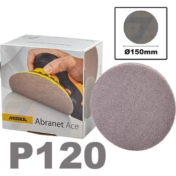 Brusný papír Mirka Abranet ACE Ø150mm P120